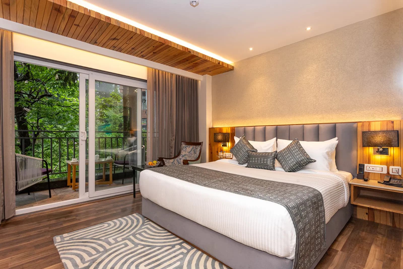Superior Room with balcony at The Belvedere Himalayan Retreat, McLeod Ganj